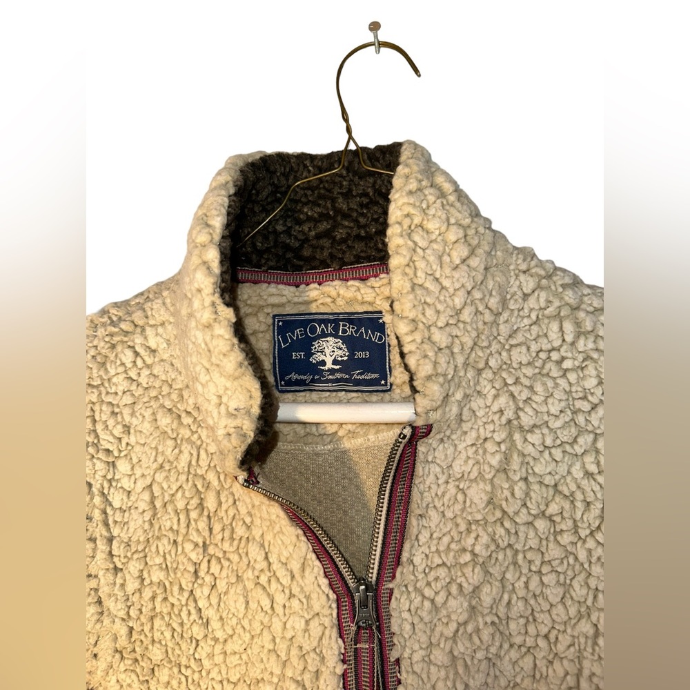 Live Oak Brand zip up puppy fluffy puffer vest - Picture 2 of 4